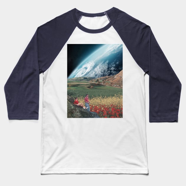 Spring Fields Baseball T-Shirt by leafandpetaldesign